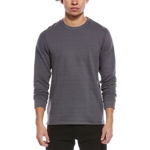 James Campbell Mens Waffle Shirt, Grey